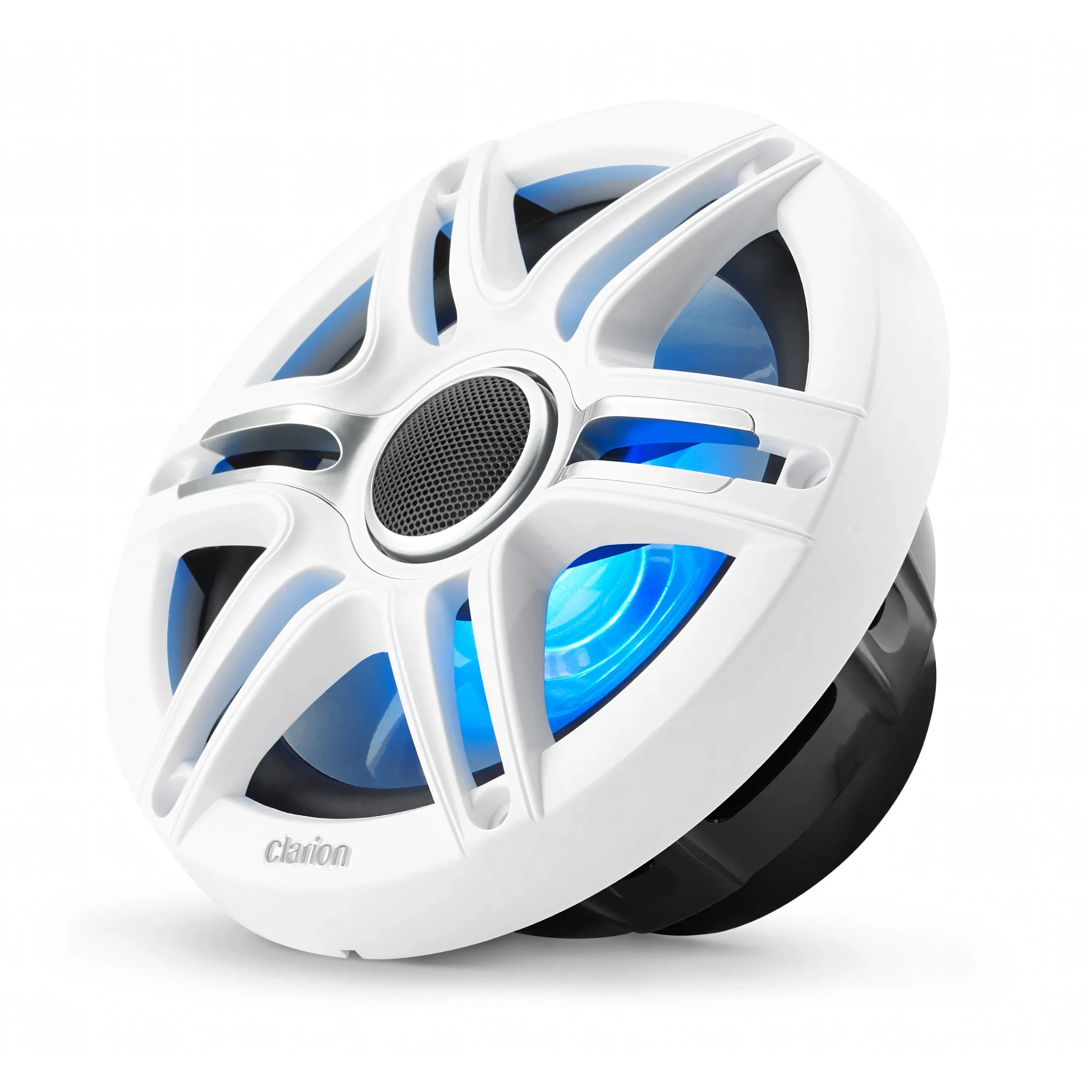 Coppia altoparlanti marini Clarion Sport 7,7 pollici con luci RGB