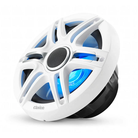 Coppia altoparlanti marini Clarion Sport 7,7 pollici con luci RGB