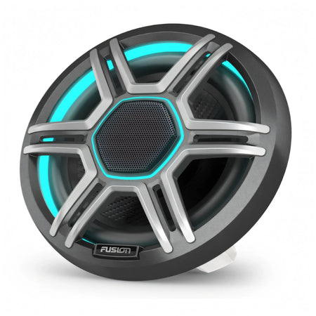 Altoparlanti Fusion Apollo grigio 6.5" con luci LED