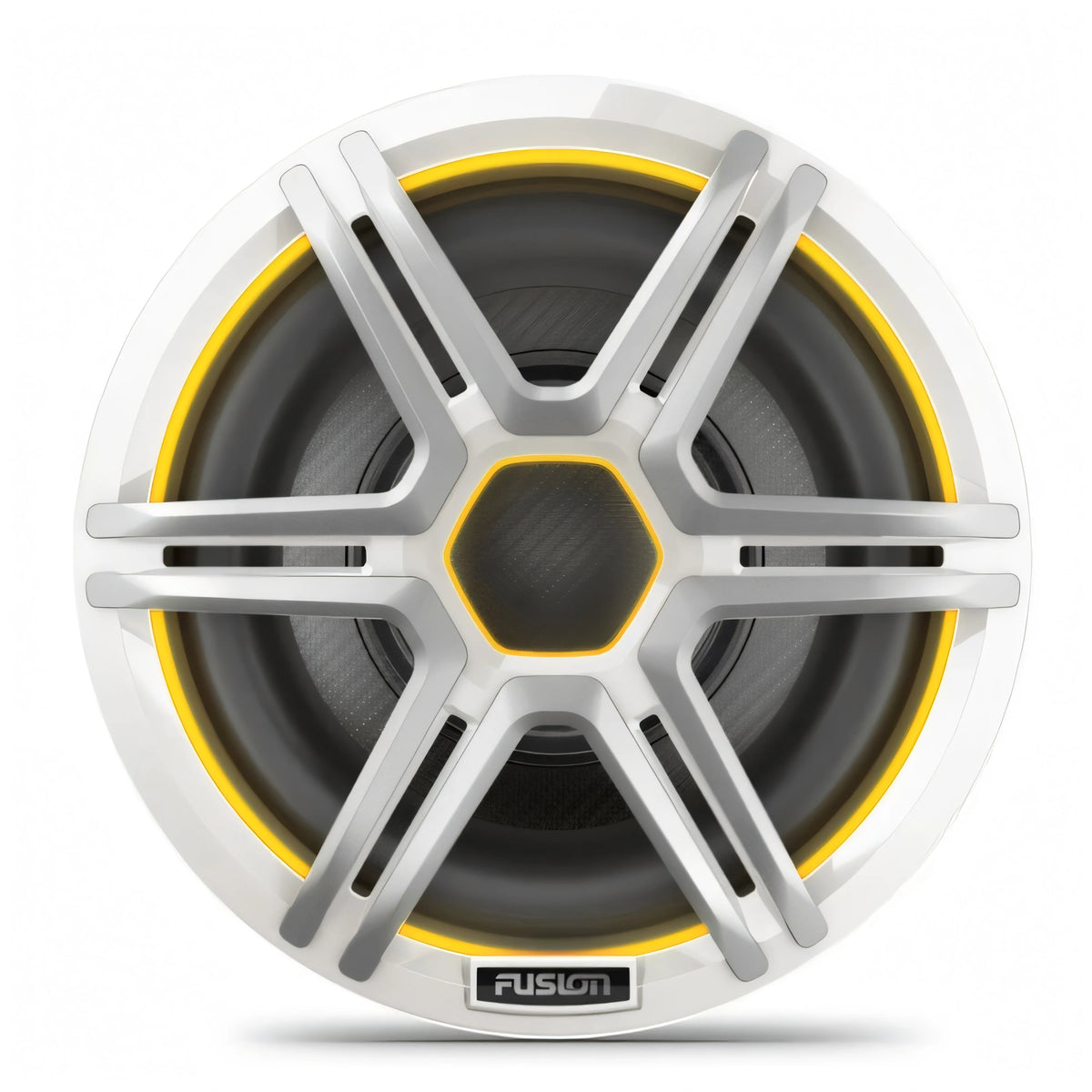 Subwoofer Fusion Apollo bianco 10" con luci LED
