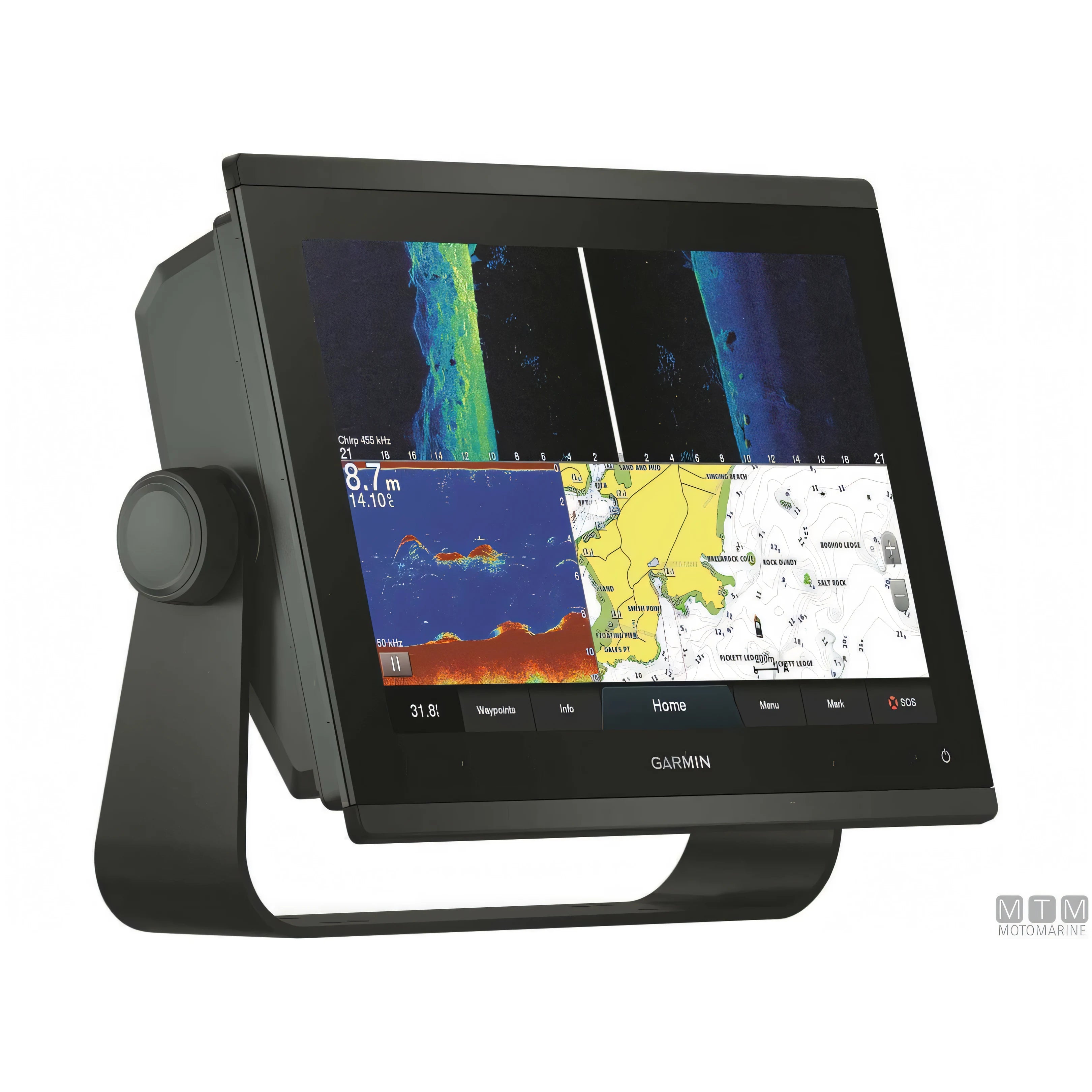 Garmin GPSMAP 1223xsv plotter con trasduttore ecoscandaglio — Plotter GPSMAP 1223xsv