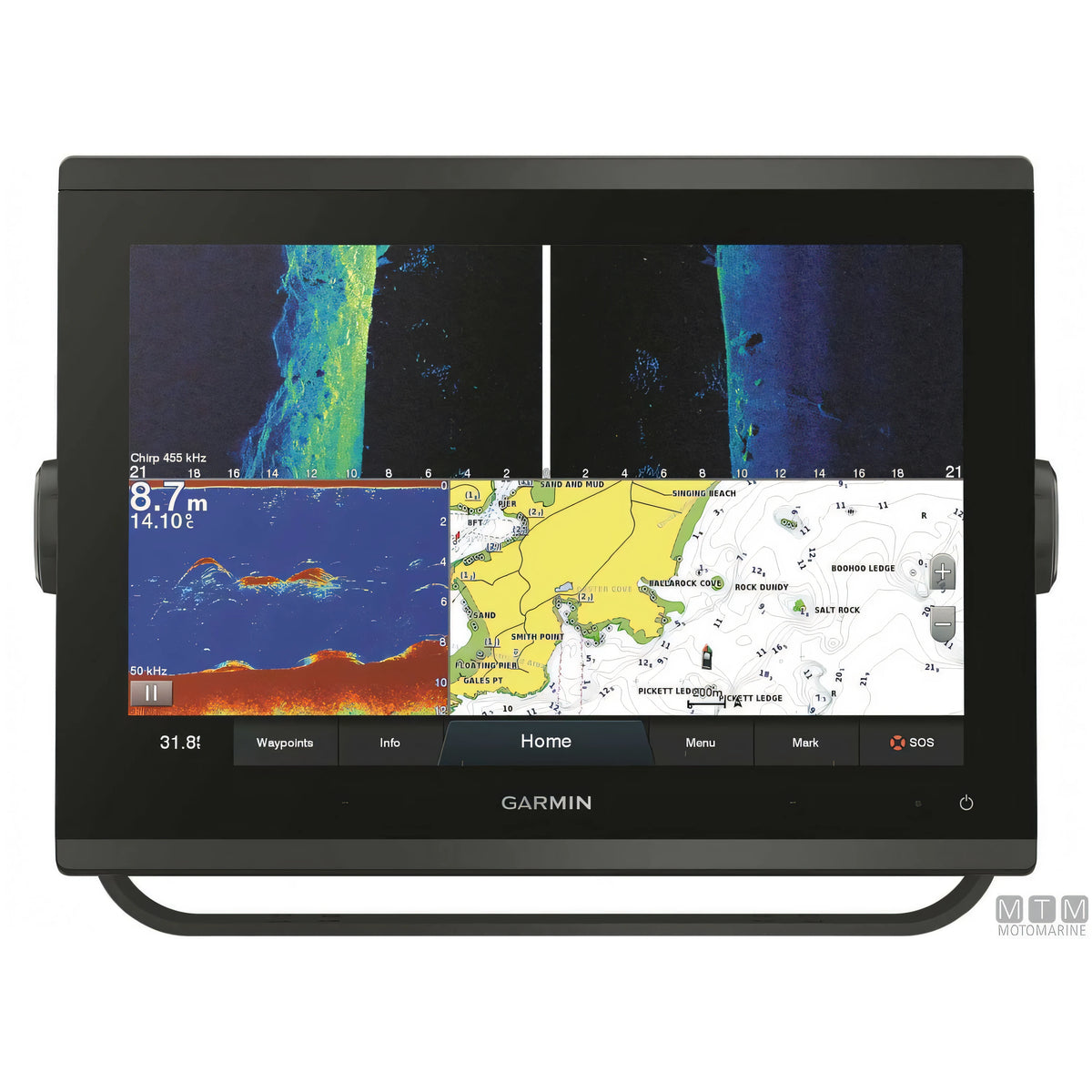 Garmin GPSMAP 1223xsv plotter con trasduttore ecoscandaglio — Plotter GPSMAP 1223xsv