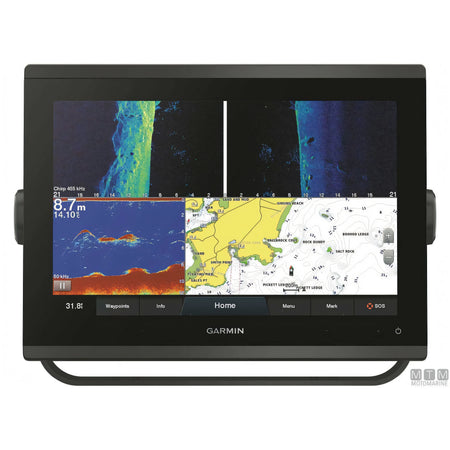 Garmin GPSMAP 1223xsv plotter con trasduttore ecoscandaglio — Plotter GPSMAP 1223xsv