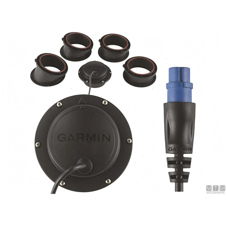 Trasduttore Garmin GT15M-IH da installare all'interno dello scafo, con connettore 8 pin
