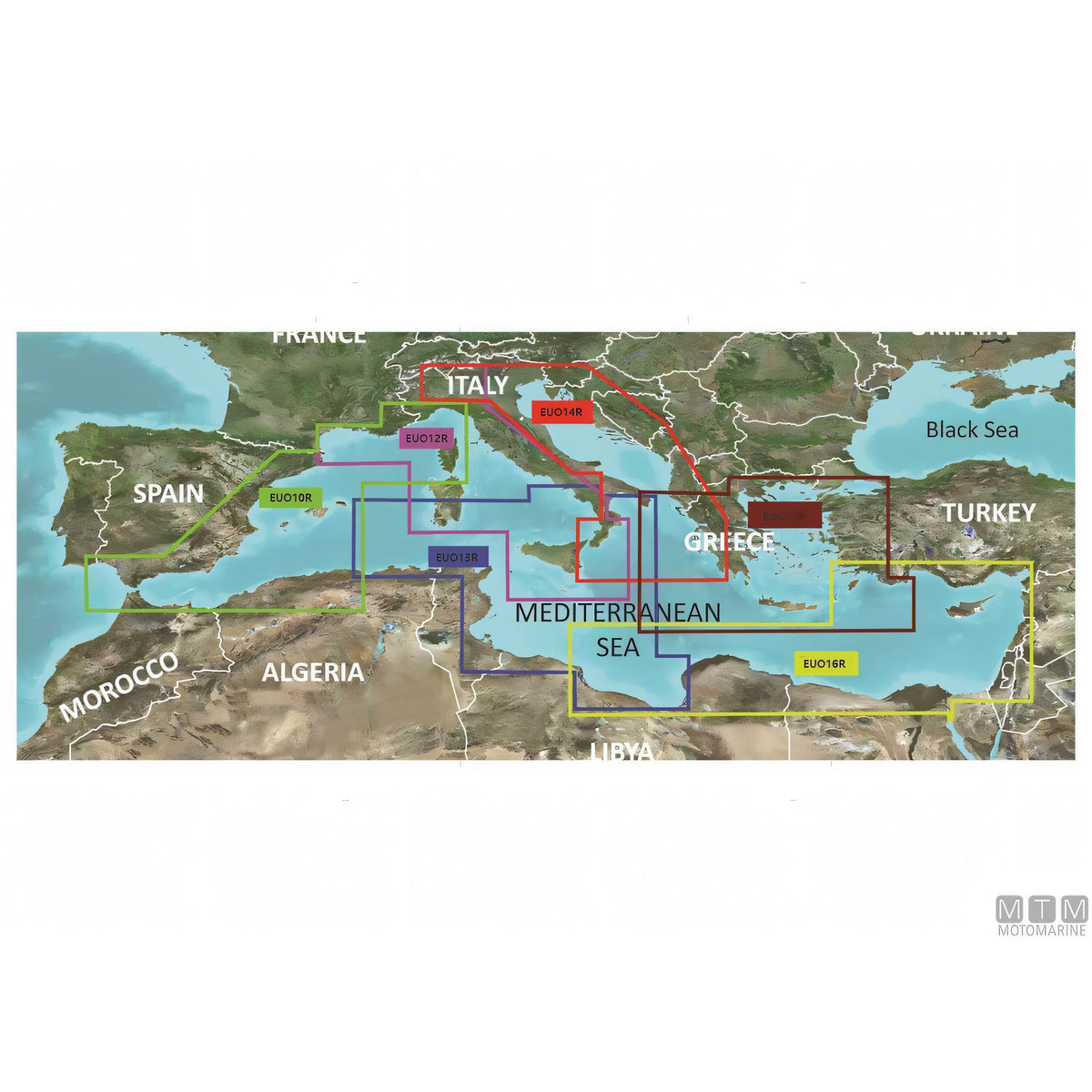 Garmin BlueChart G3 cartografia nautica Spagna Francia Mediterraneo — BlueChart® g3 VISION (Premium)