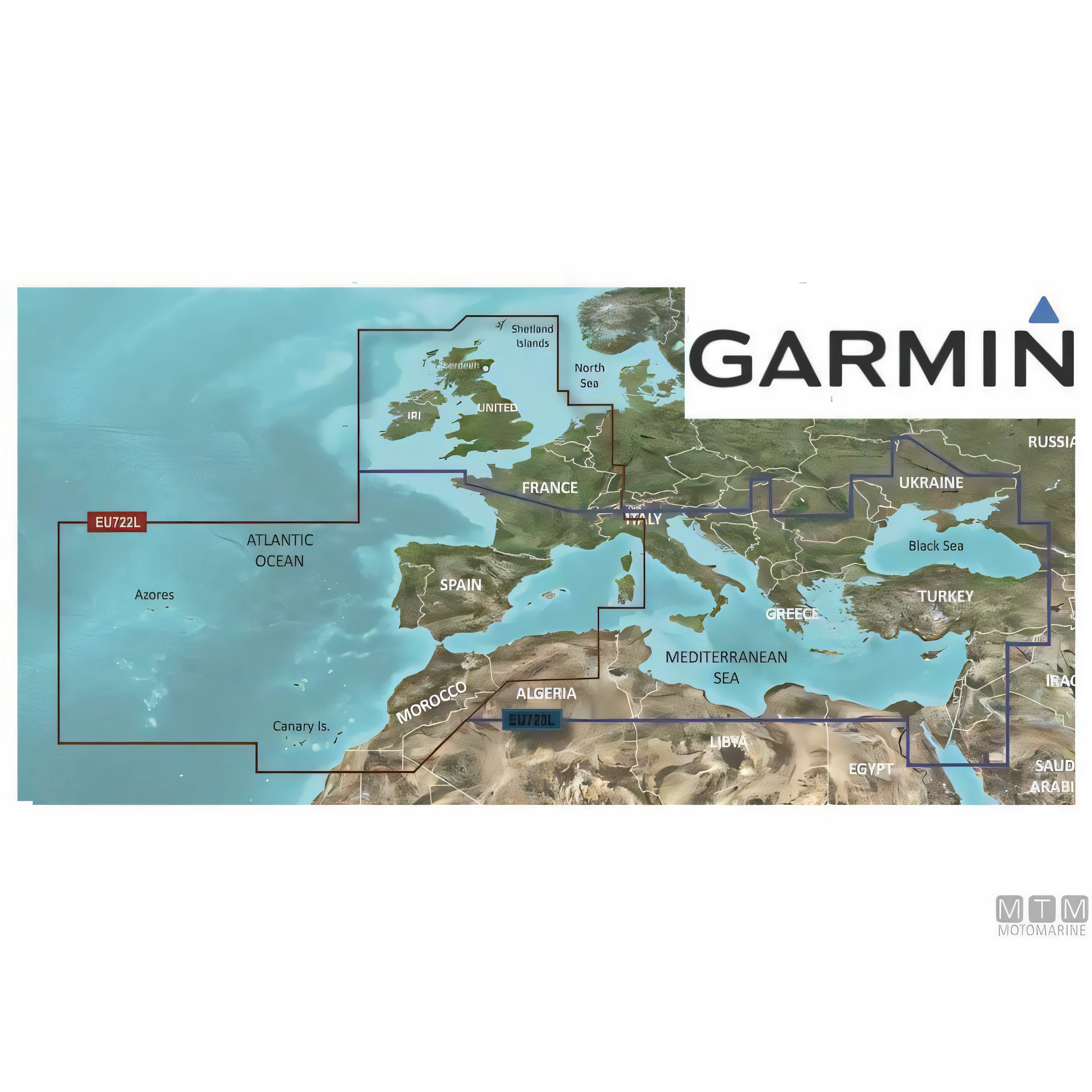 Garmin BlueChart g3 Vision Large Area - scheda cartografica nautica elettronica