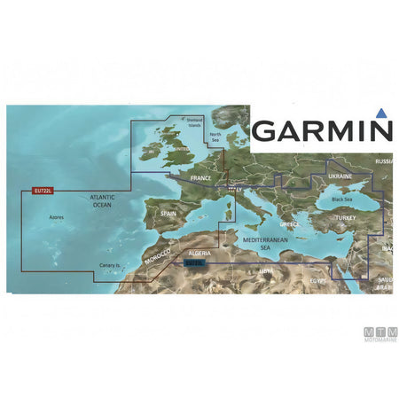 Garmin BlueChart g3 Vision Large Area - scheda cartografica nautica elettronica