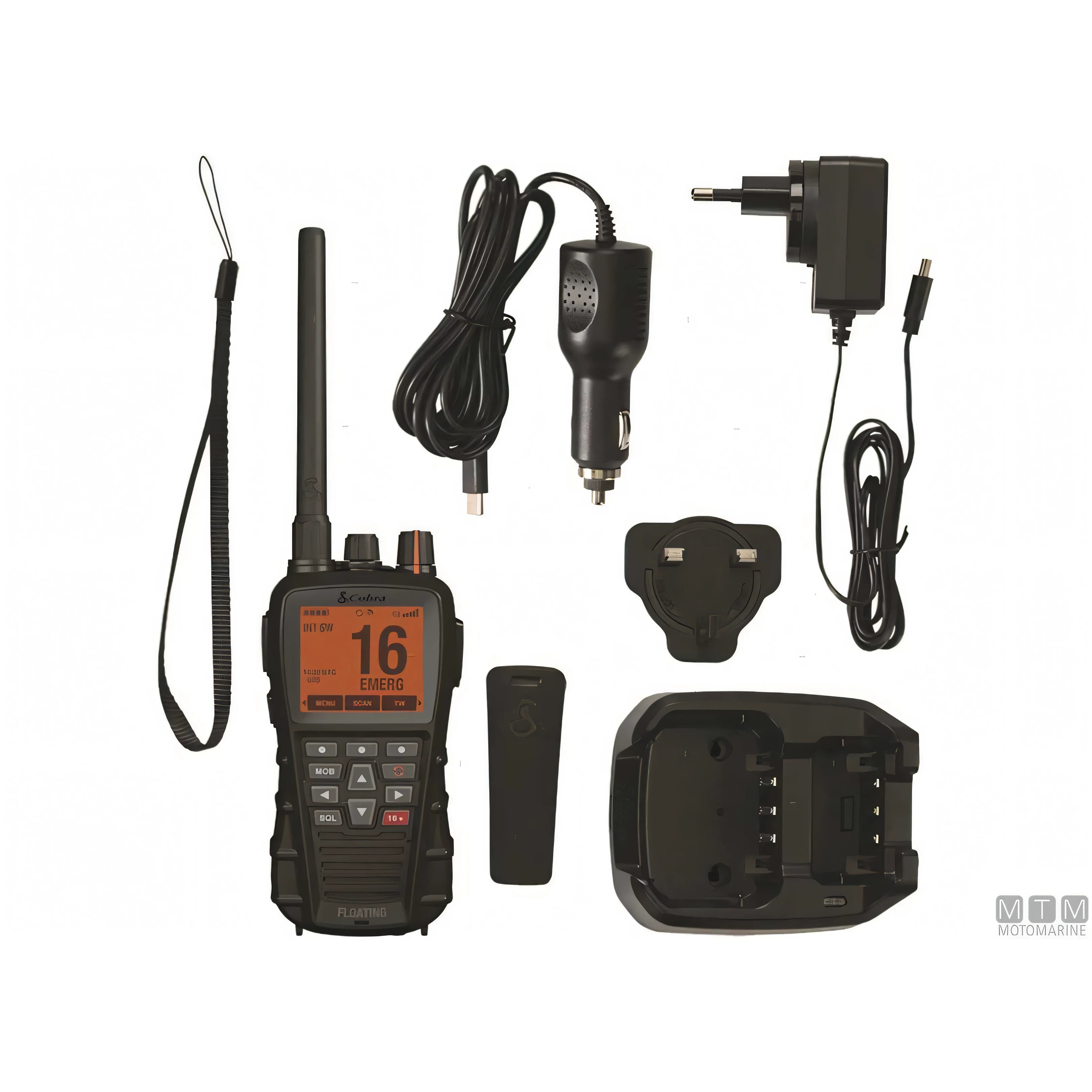 Cobra VHF BlueBond 650E portatile arancione — BlueBond 650E