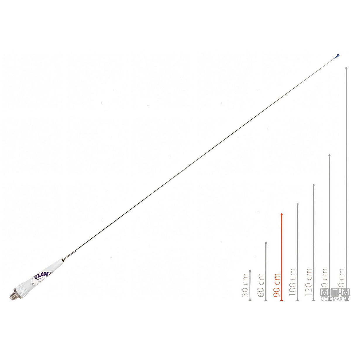 Antenna VHF Glomex RA106 RIB — Acciaio Inox