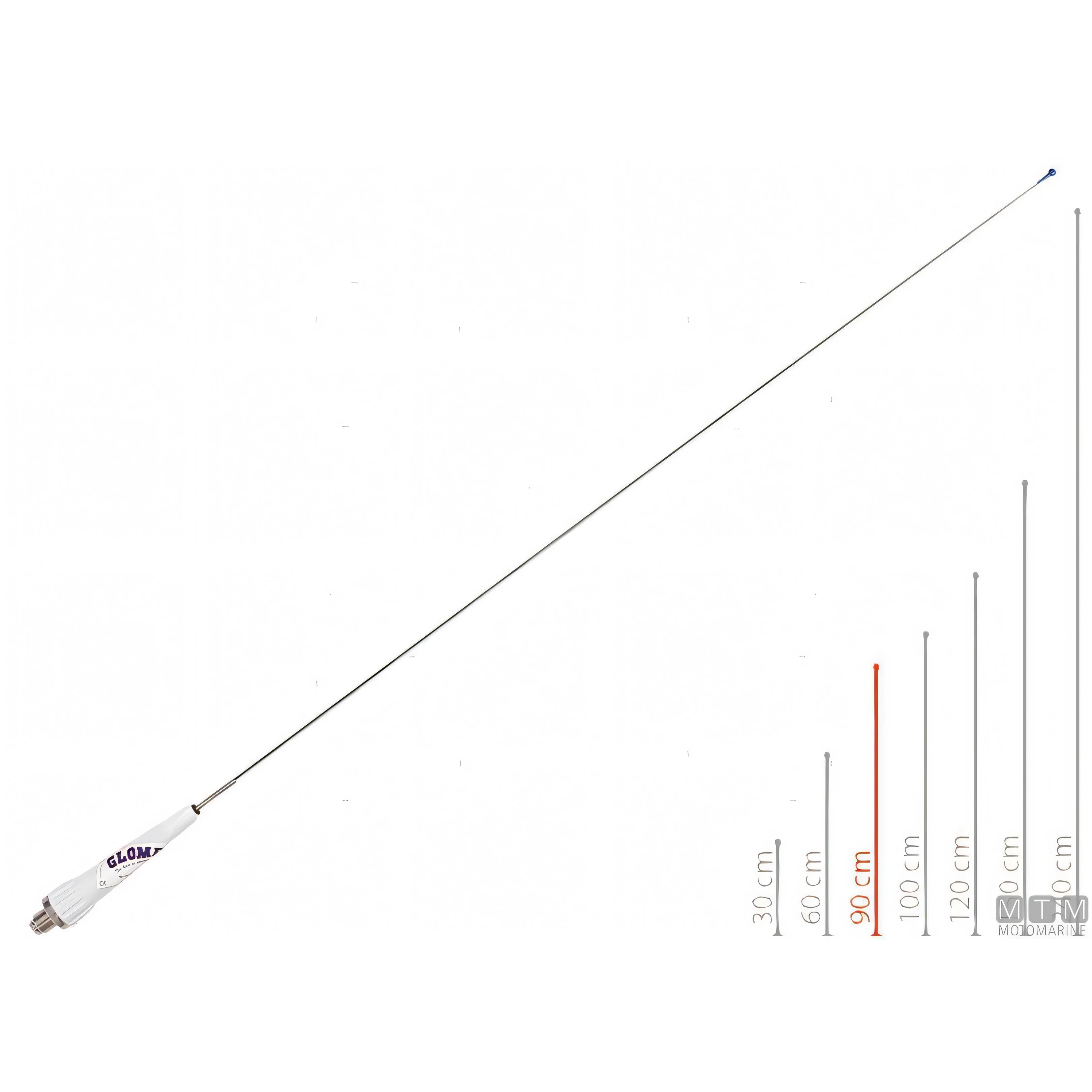Antenna VHF Glomex RA106 RIB — Acciaio Inox