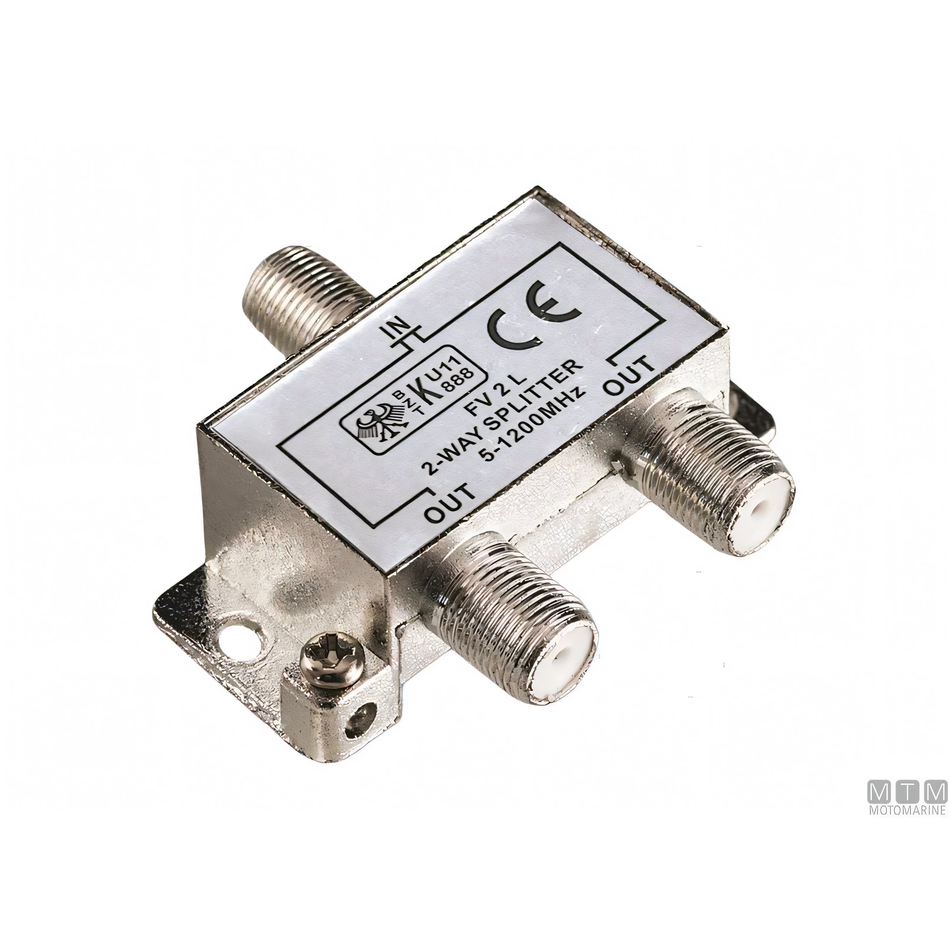Antenna Glomex Talitha V9125AGCU/DAB20 bianca — Splitter 2 Way