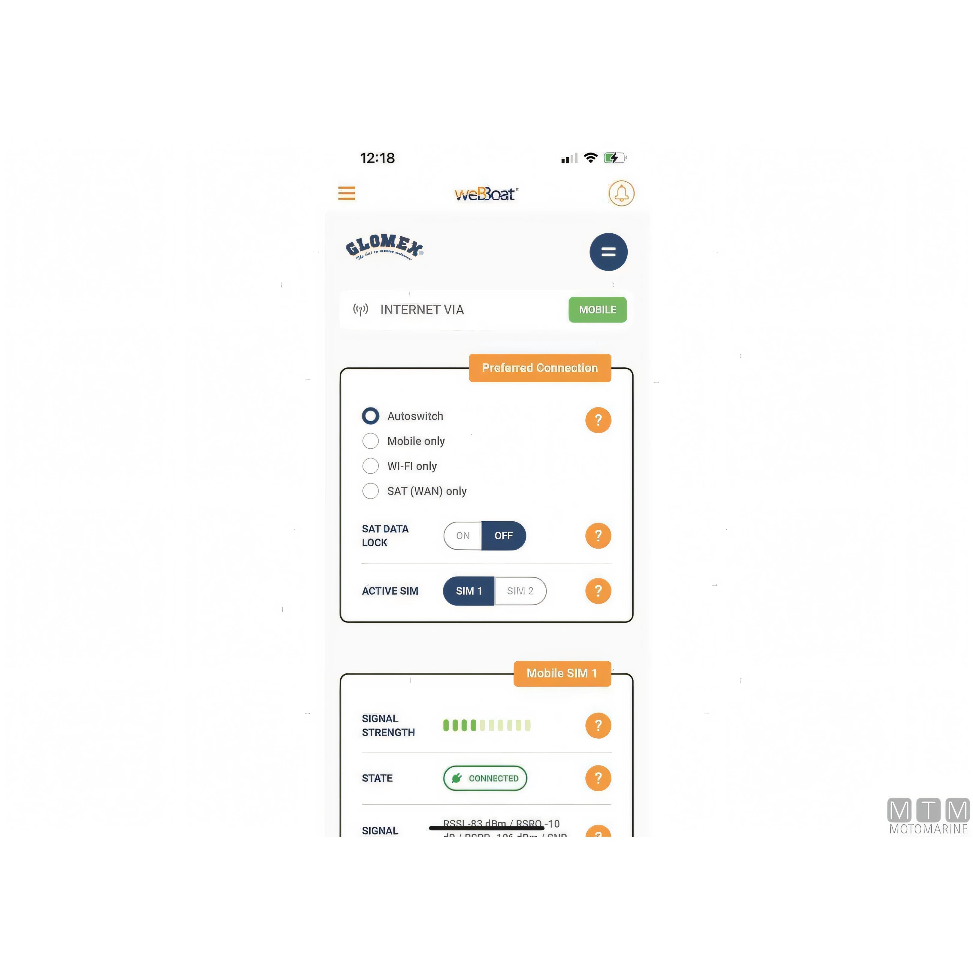Glomex antenna Wi-Fi 5G Webboat Plus — Webboat Plus