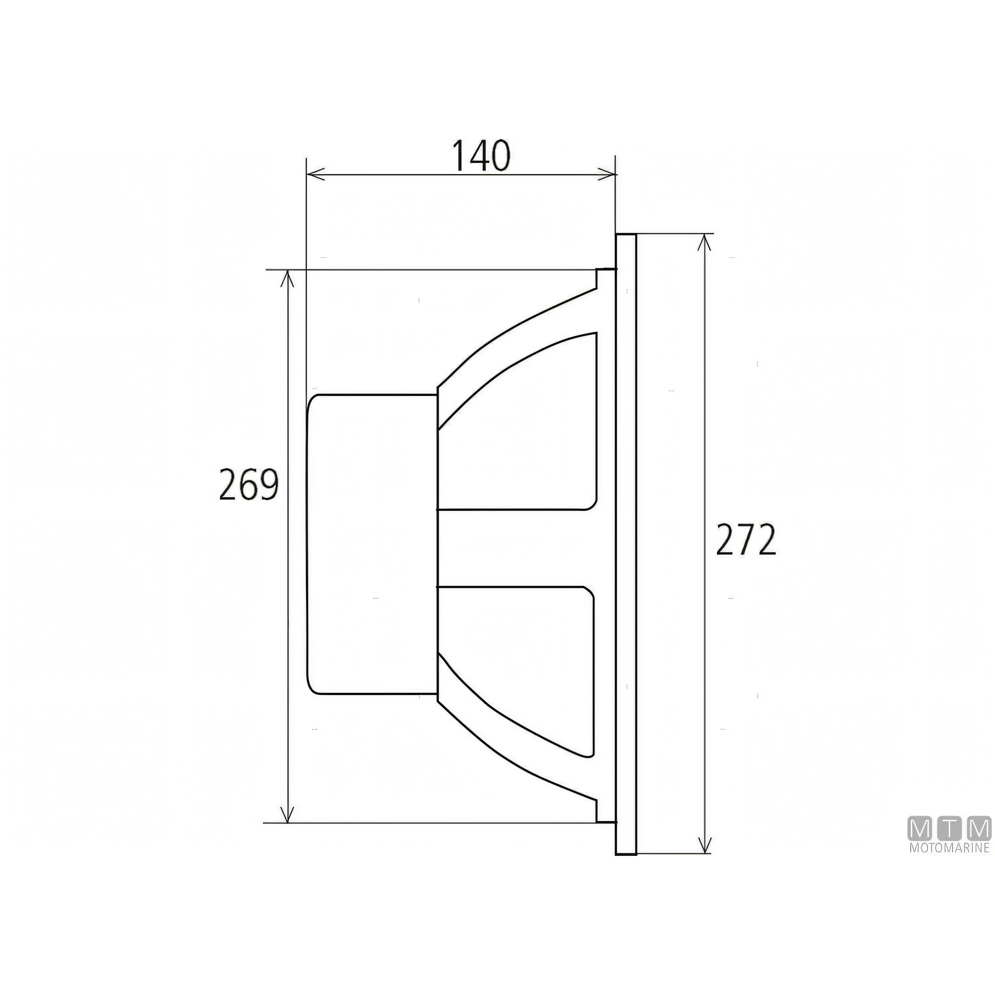 Subwoofer Fusion FM-S10RW — FM-S10RW