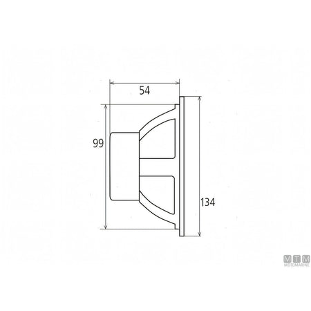 Fusion XS Classic coppia altoparlanti marini — 120 W