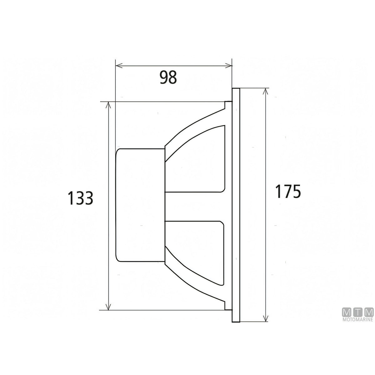 Clarion CMS-651 Sport coppia altoparlanti 175mm — Ø 175 mm