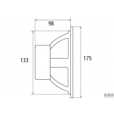 Clarion CMS-651 Sport coppia altoparlanti 175mm — Ø 175 mm