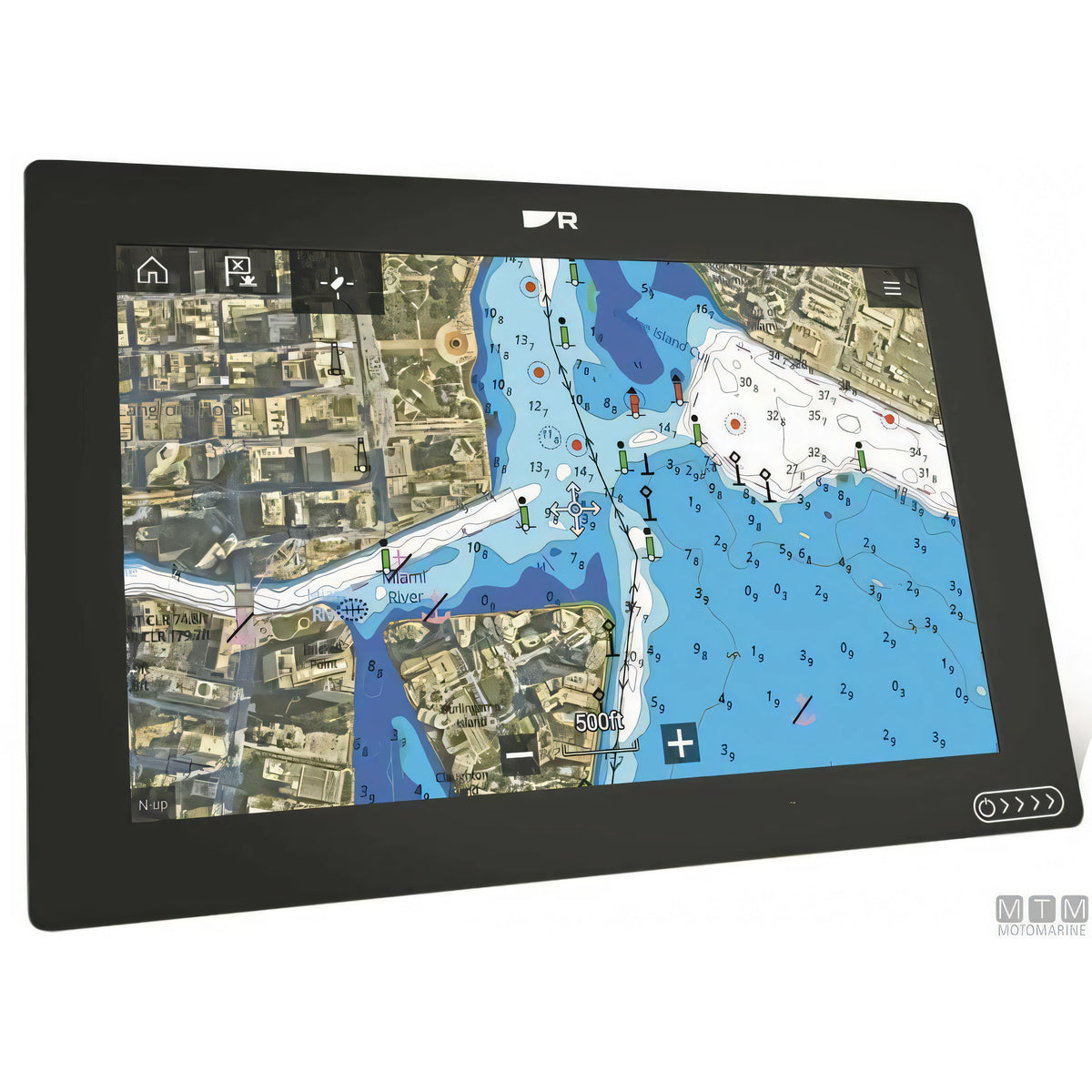 Raymarine Axiom+ chartplotter con sonar RealVision 3D — Axiom+ 7 RV con trasduttore
