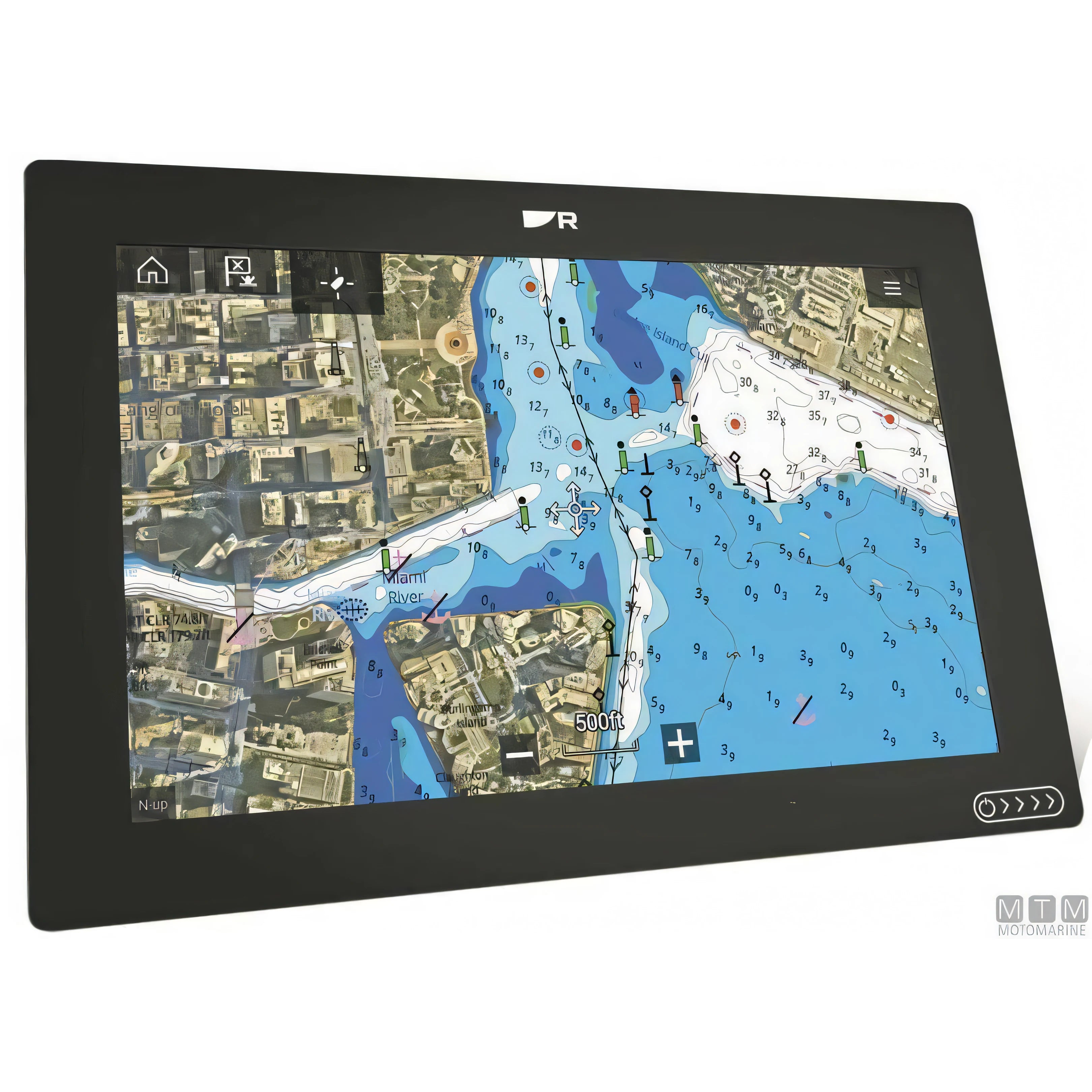 Raymarine Axiom+ chartplotter con sonar RealVision 3D — Axiom+ 7 RV con trasduttore