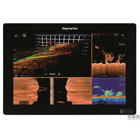 Raymarine Axiom+ chartplotter con sonar RealVision 3D — Axiom+ 7 RV con trasduttore