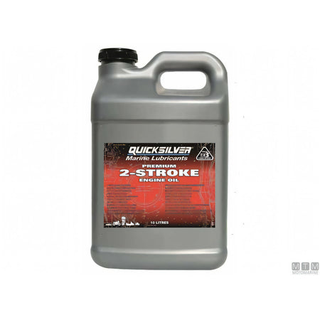 Quicksilver olio 2 tempi TC-W3 Premium confezione cartone 2x10 litri — vista 3