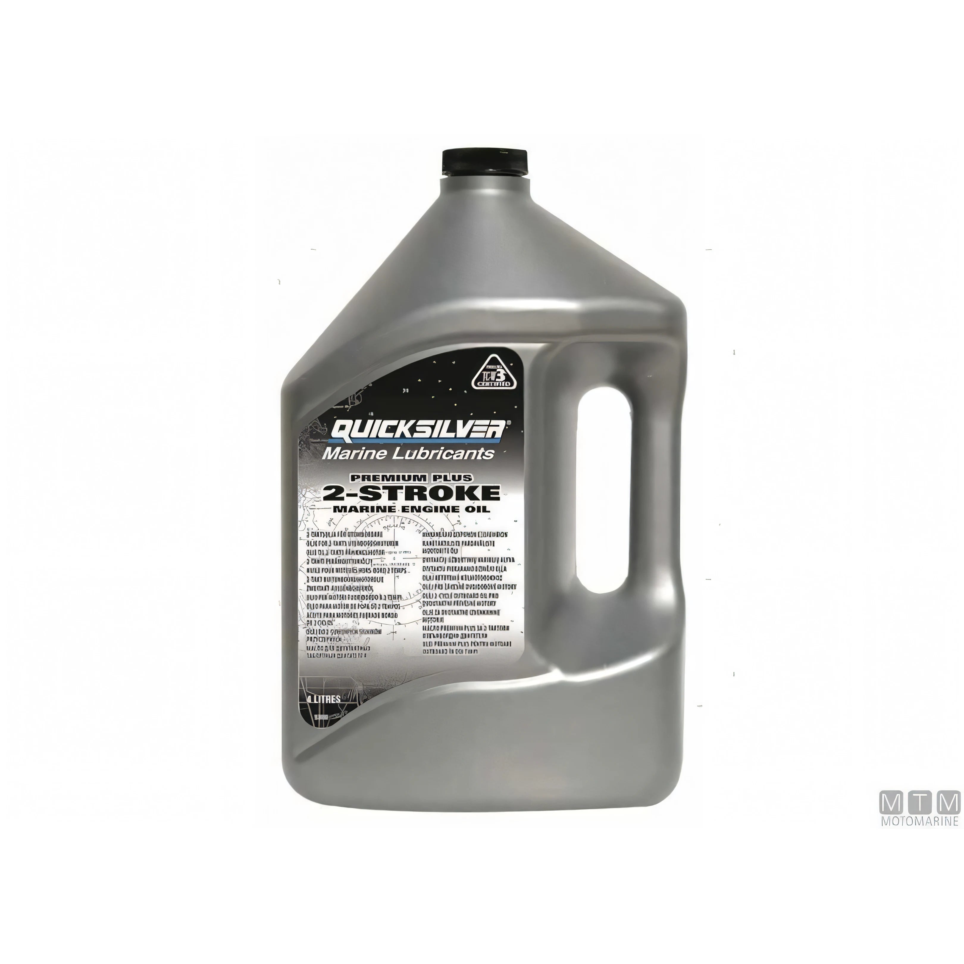 Quicksilver olio motore 2 tempi TC-W3 Premium Plus confezione cartone — vista 2