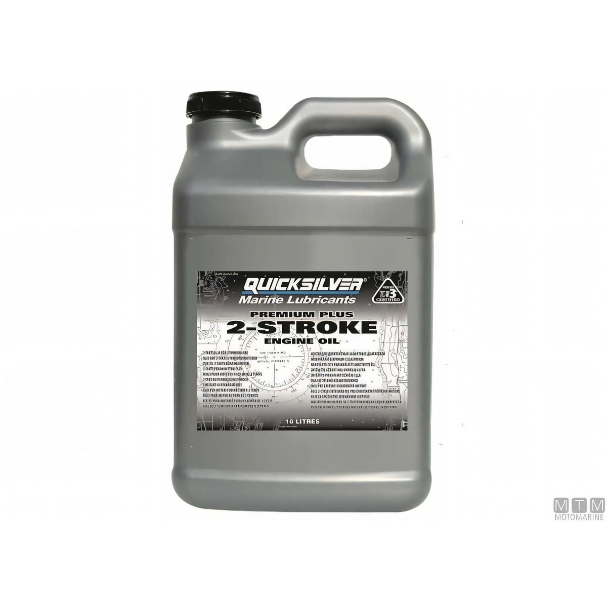 Quicksilver olio motore 2 tempi TC-W3 Premium Plus confezione cartone — vista 3