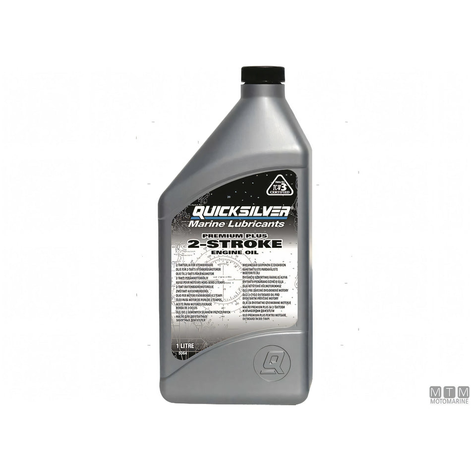 Quicksilver olio motore 2 tempi TC-W3 Premium Plus confezione cartone