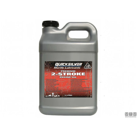 Quicksilver olio 2 tempi TC-W3 Premium confezione cartone 2x10 litri — Cartone 2 x 10 L
