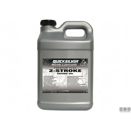 Quicksilver olio motore 2 tempi TC-W3 Premium Plus confezione cartone — Cartone 2 x 10 L