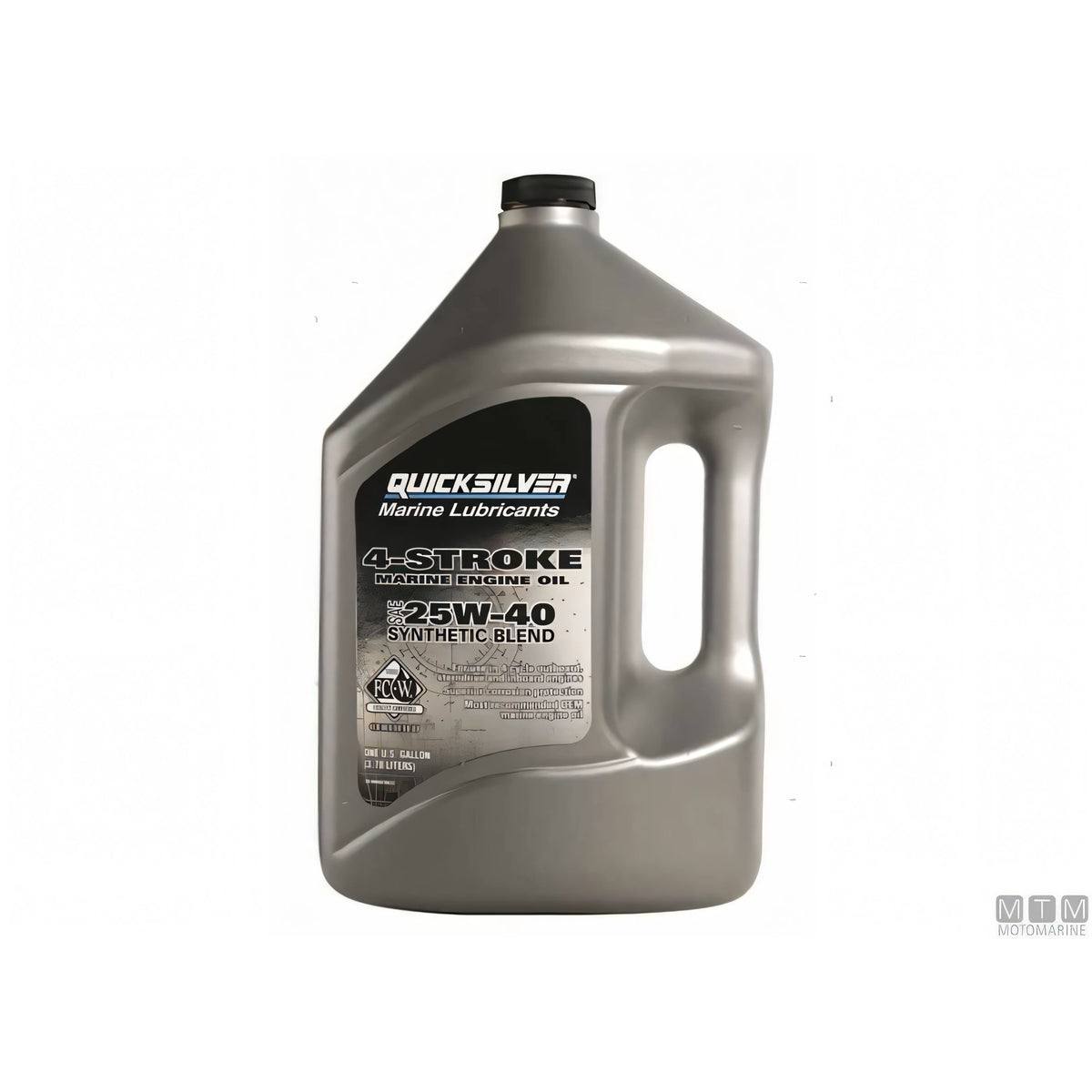 Quicksilver Olio Motore 4 Tempi 25W40 Synthetic Blend — Cartone 6 x 1 L