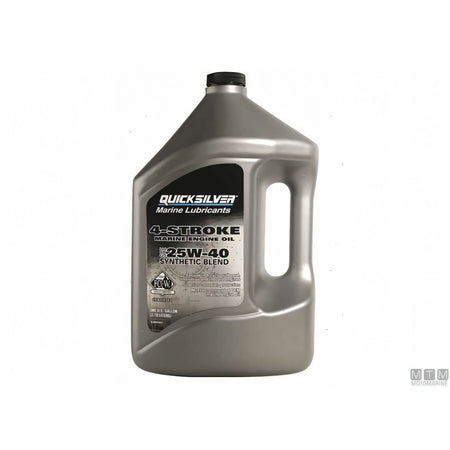 Quicksilver Olio Motore 4 Tempi 25W40 Synthetic Blend — Cartone 6 x 1 L