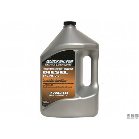 Quicksilver Olio Motore 5W30 Diesel TDI Synthetic sintetico — Cartone 3 x 4 L