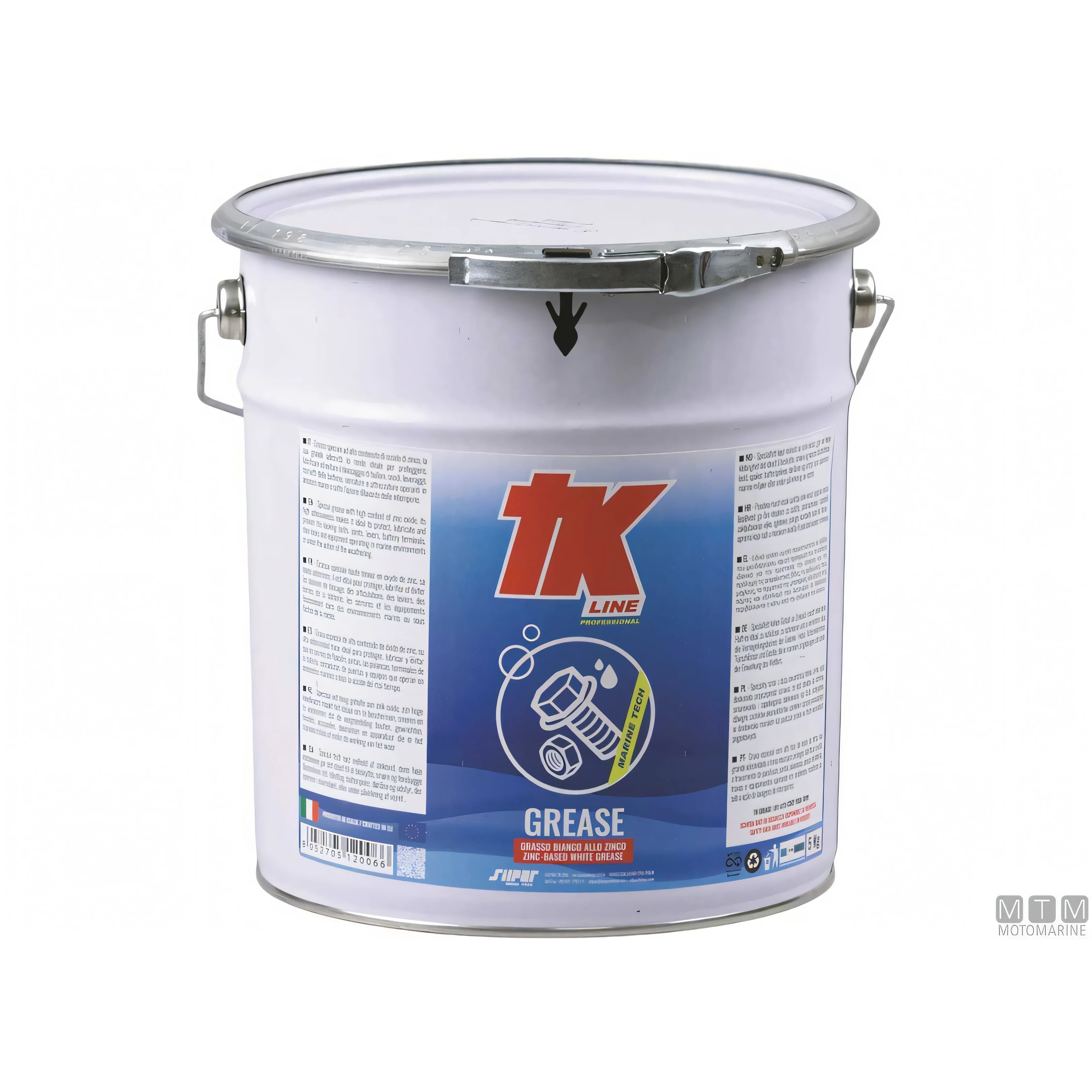 Silpar TK grasso bianco allo zinco — Secchio 5 Lt