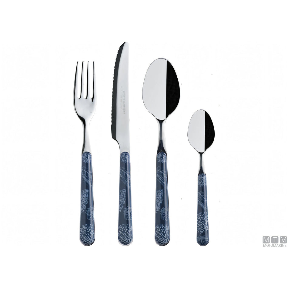 Marine Business servizio posate Living acciaio inox 24 pezzi — 24 pezzi (6x4)