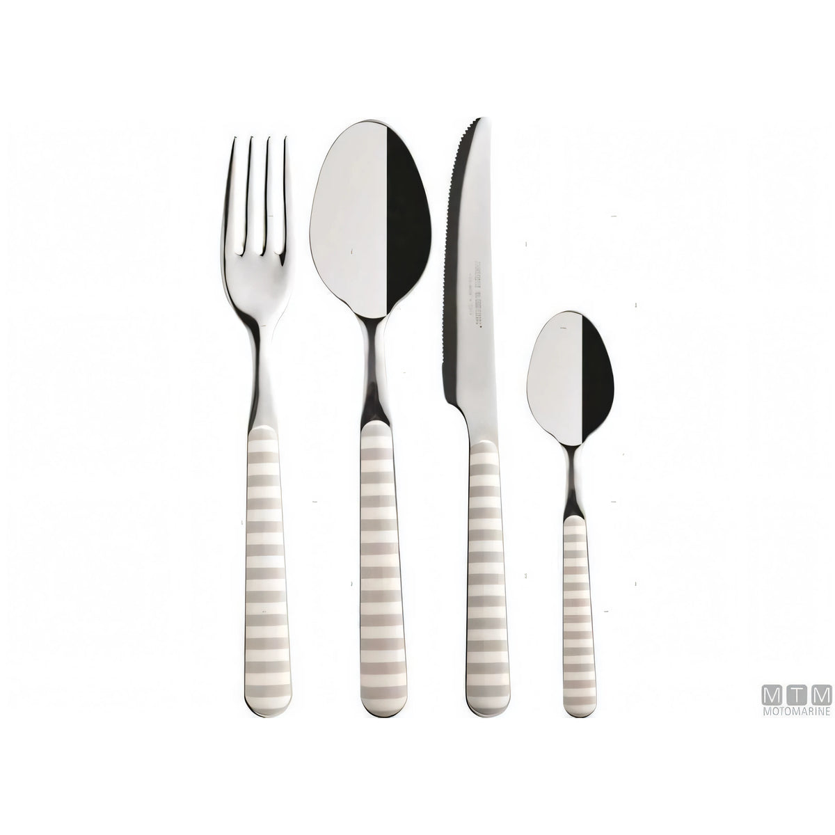 Marine Business servizio posate Harmony Bone acciaio inox — 24 pezzi