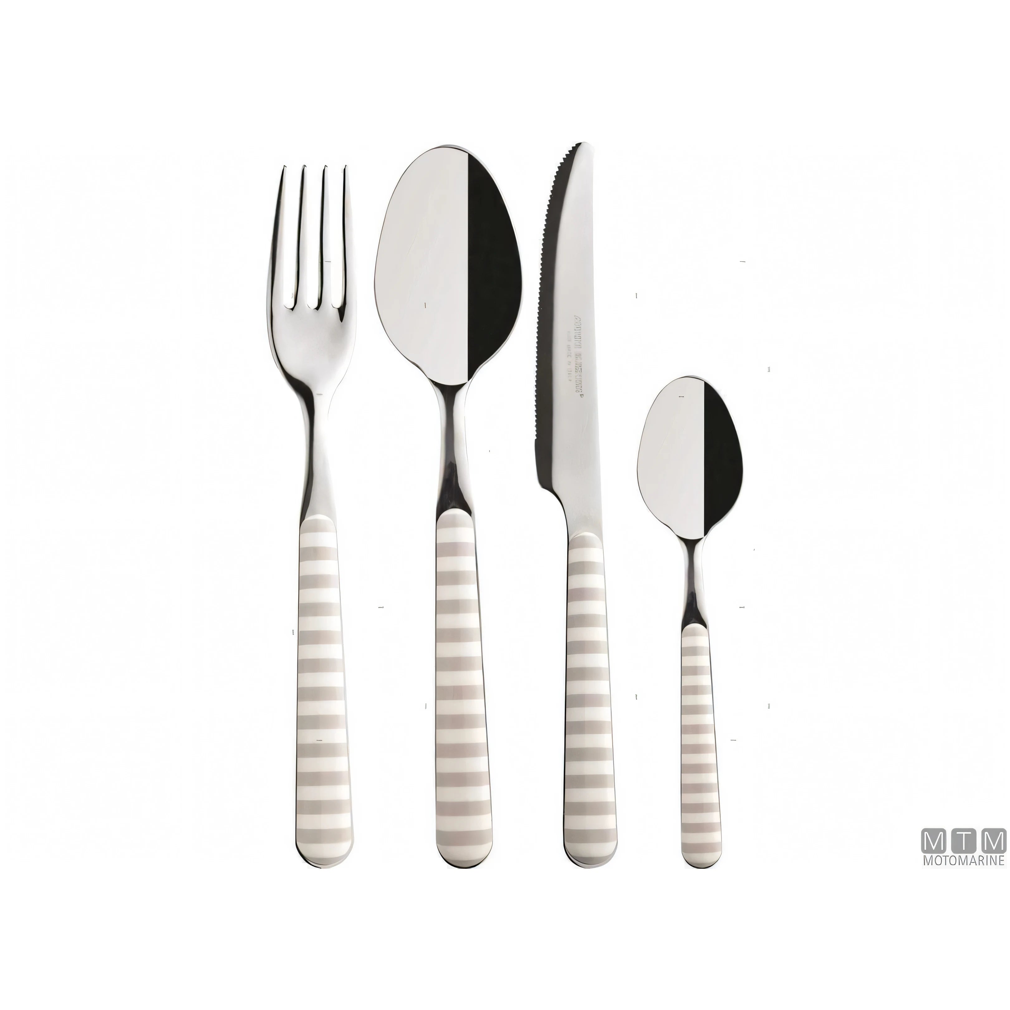 Marine Business servizio posate Harmony Bone acciaio inox — 24 pezzi