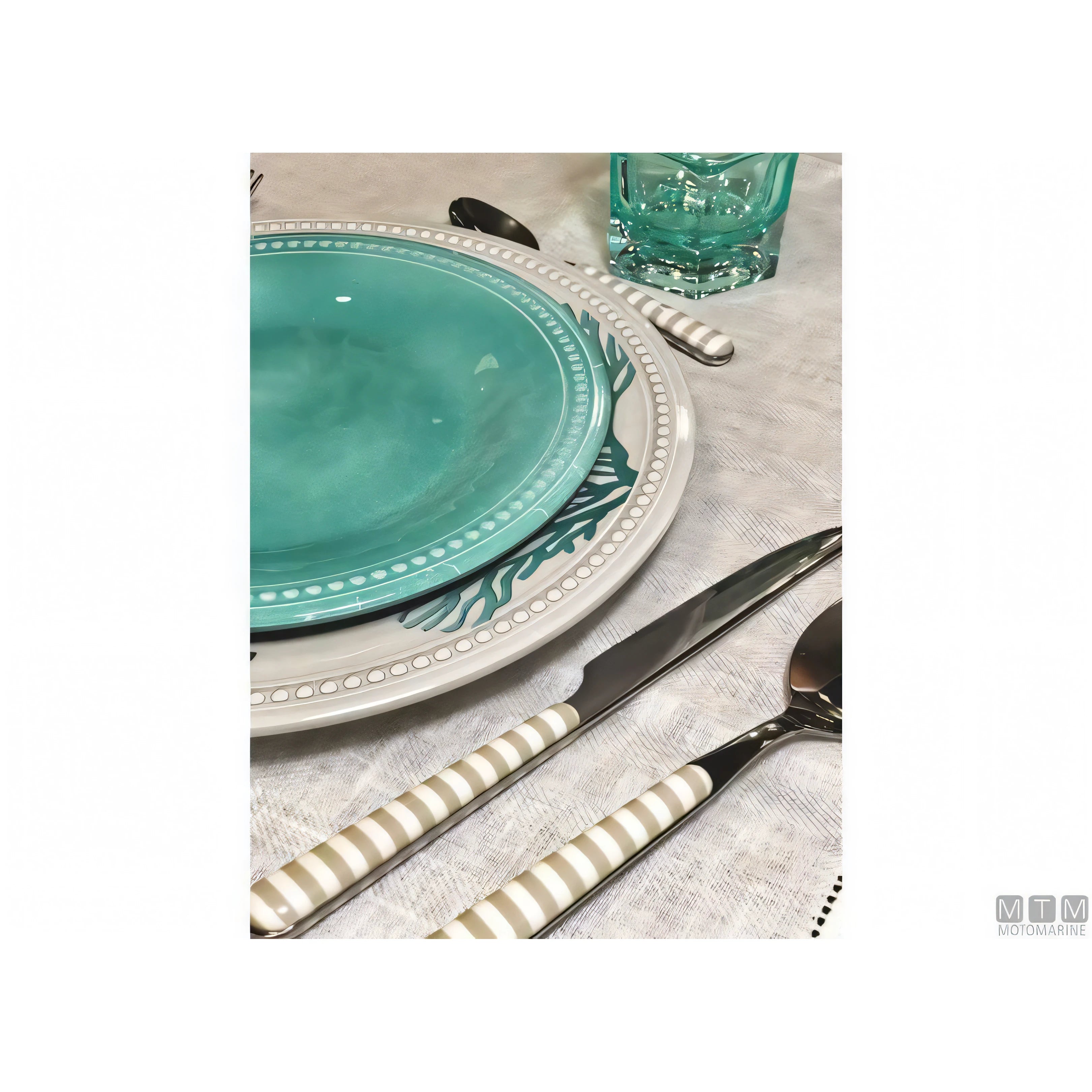 Marine Business servizio posate Harmony Bone acciaio inox — 24 pezzi
