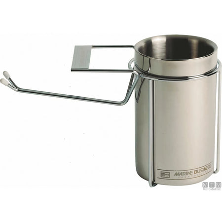 Marine Business Secchiello Portabottiglia in Acciaio Inox — ø10,5 x H19 cm