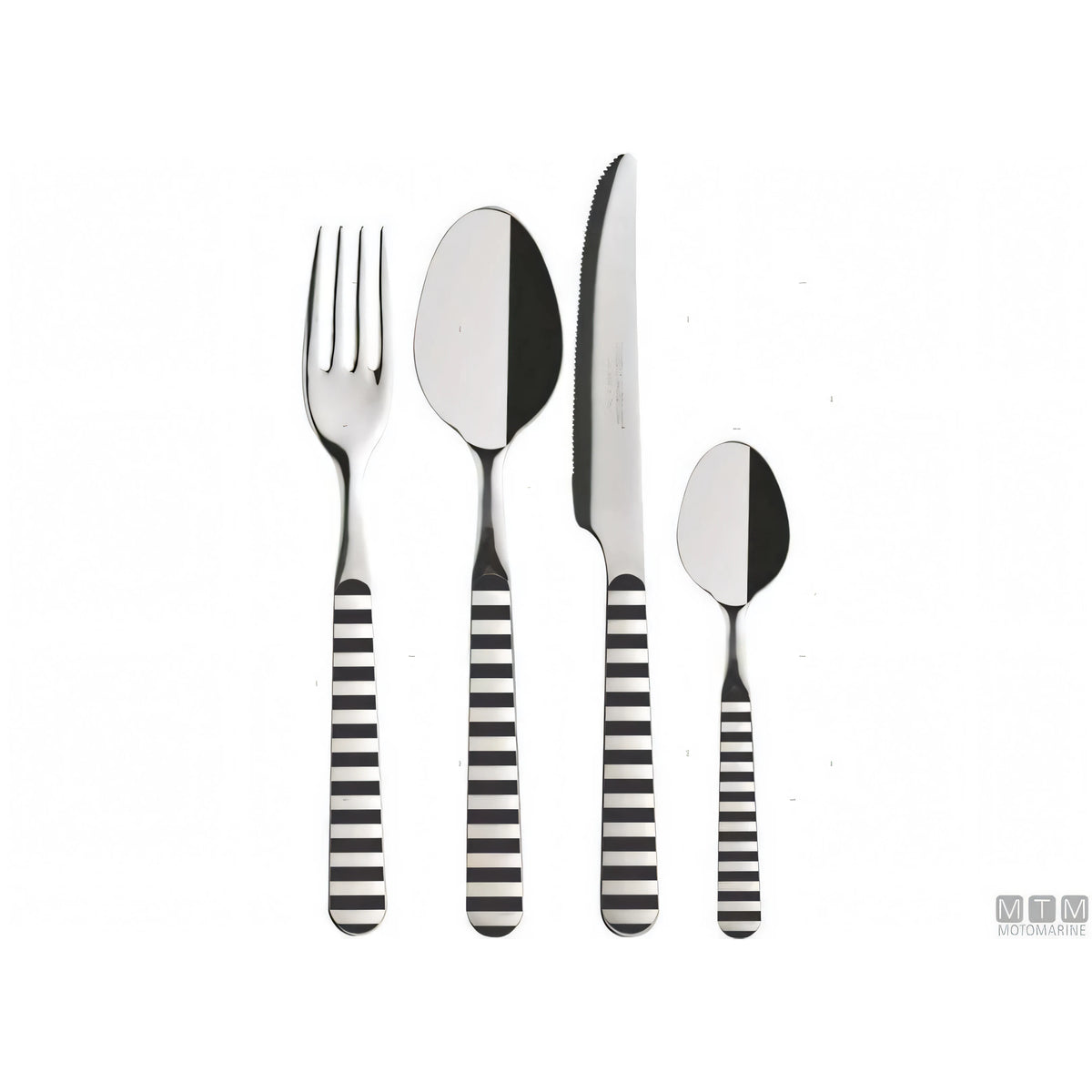 Marine Business set posate Venezia acciaio inox — 24 pz (6x4)