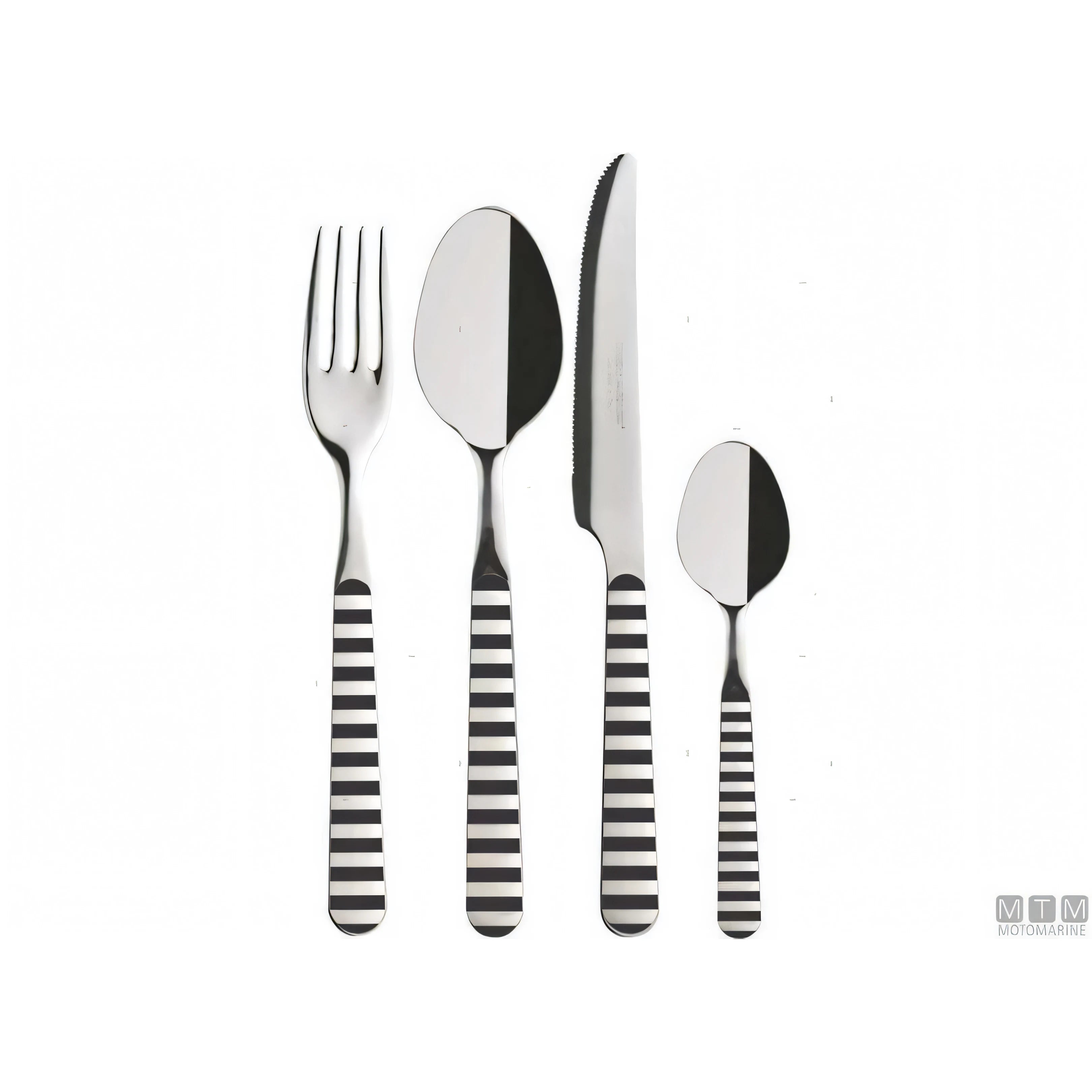 Marine Business set posate Venezia acciaio inox — 24 pz (6x4)