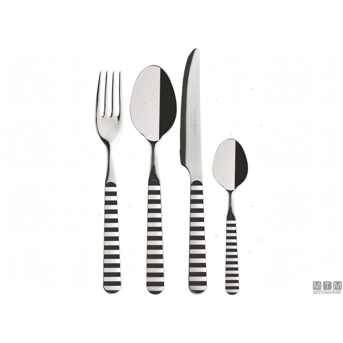 Marine Business set posate Venezia acciaio inox — 24 pz (6x4)