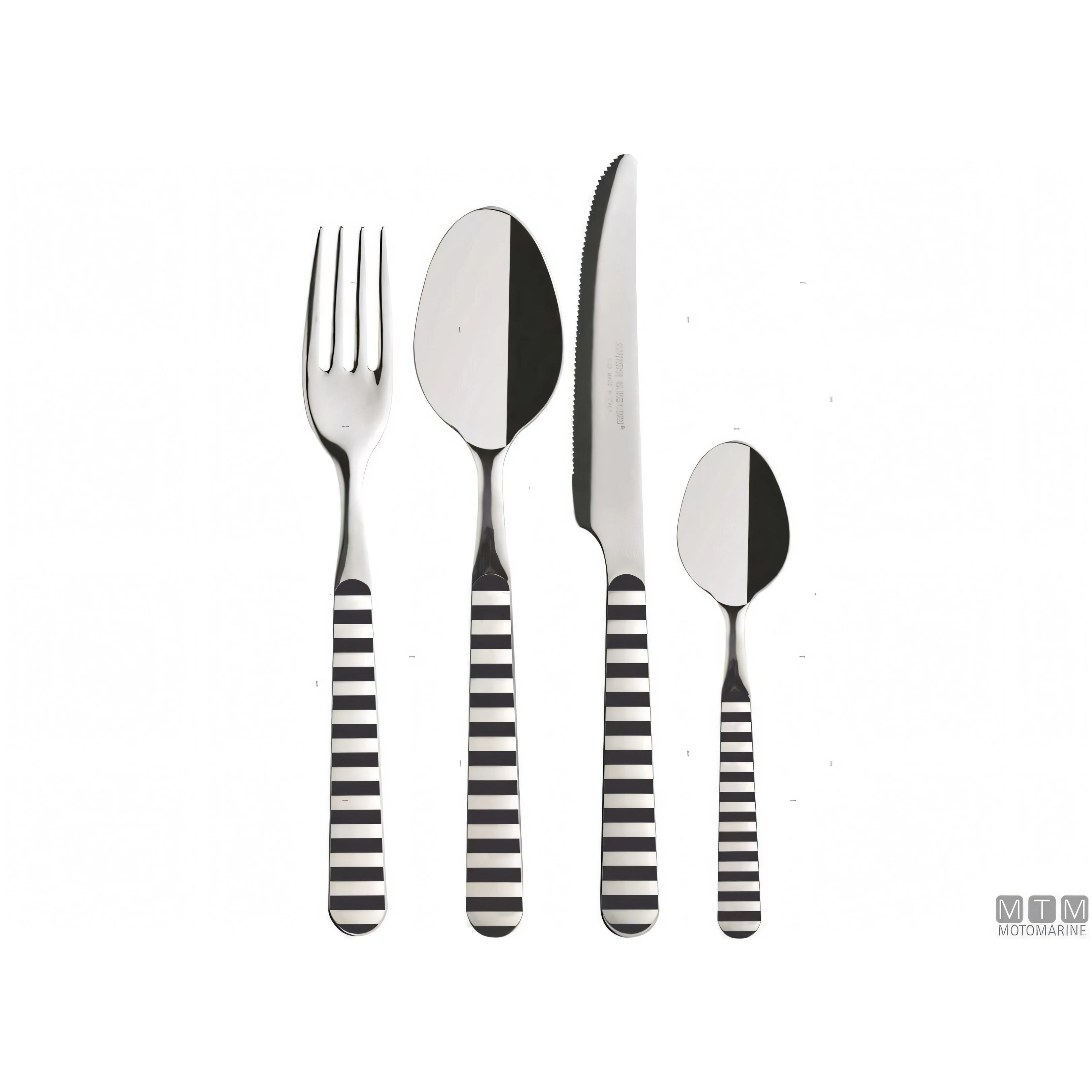 Marine Business set posate Venezia acciaio inox — 24 pz (6x4)