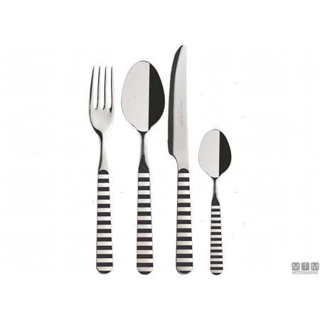 Marine Business set posate Venezia acciaio inox — 24 pz (6x4)