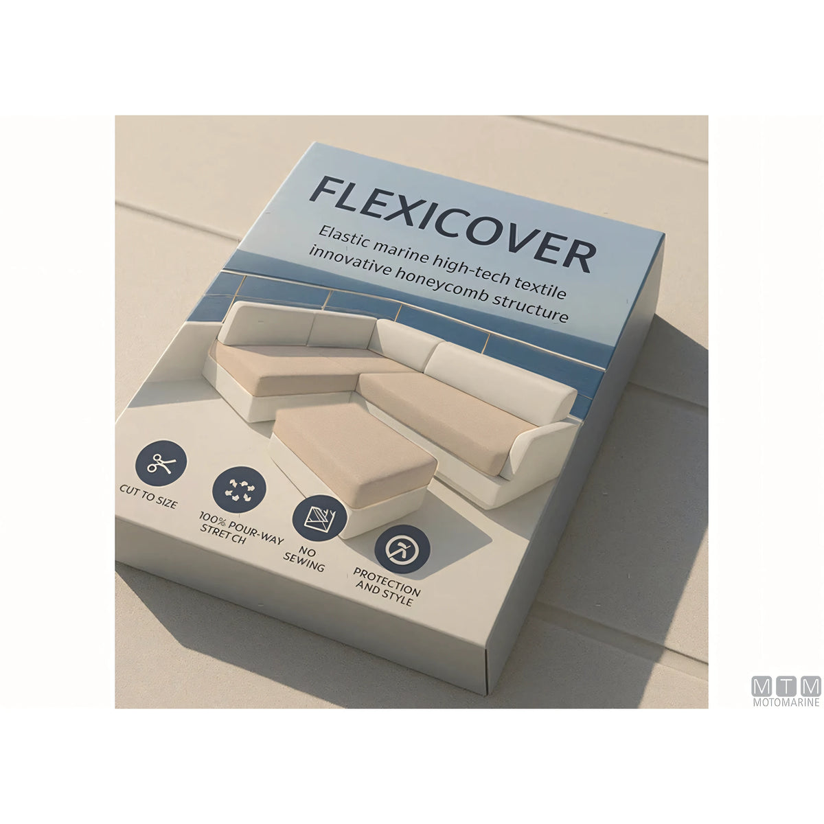 Fender Design fodera elastica Flexicover in poliestere — Sahara Beige