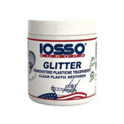 Barattolo bianco IOSSO Glitter rinnovatore plastiche trasparenti 250ml con grafica nautica | Onautica