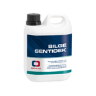 Tanica bianca da 1 litro detergente sentina Bilge Sentidek Osculati, tappo nero, etichetta blu | Onautica
