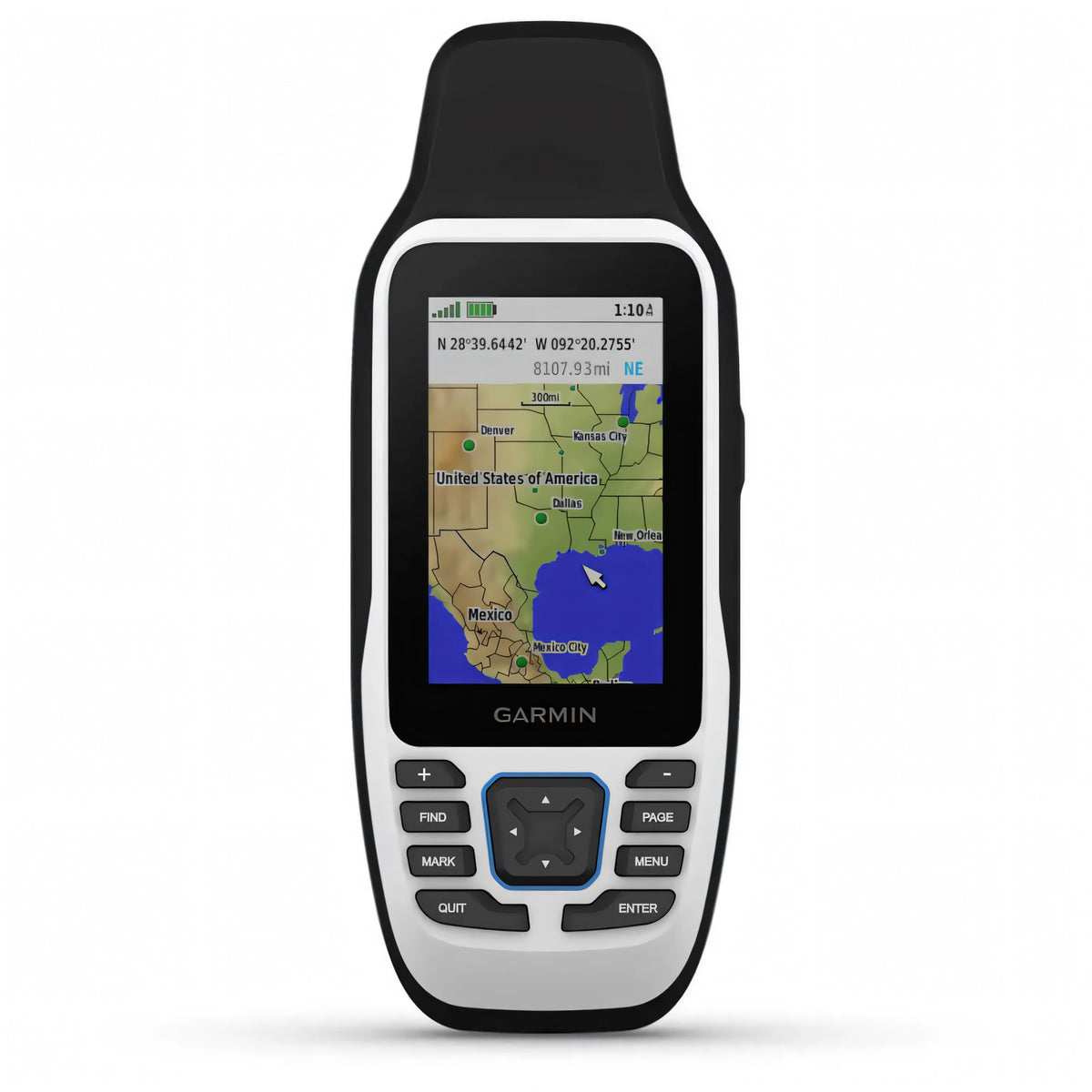 GPS portatile Garmin GPSMAP 79s bianco e nero con display a colori, mappa USA e tasti navigazione | Onautica