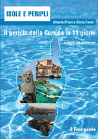 Copertina libro "Il periplo della Corsica in 11 giorni" con foto di porto, snorkeling e paesaggi | Onautica