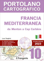 Copertina Portolano Cartografico Francia Mediterranea Menton-Cap Cerbère, 2ª ed. 2023, con mappa nautica | Onautica