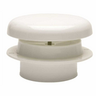 Aeratore da coperta a fungo bianco in plastica, base Ø150mm e collo Ø100mm | Onautica